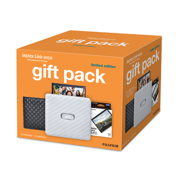 instax wide link Ltd Ed White Gift Pack